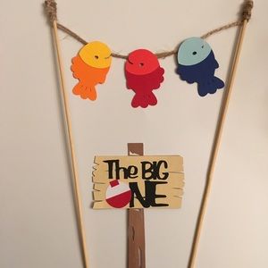 First birthday cake topper